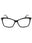 001 - Shiny black/Clear/Blue-light block lens