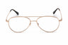028 - Shiny Rose Gold / clear/blue-light block lens