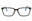 001 - shiny black/clear/blue-light block lens