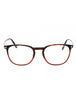 054 - Shiny Burgundy/Clear/Blue-light block lens