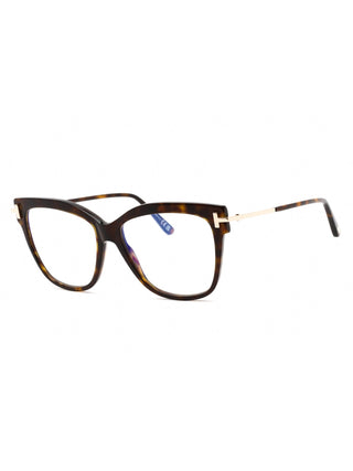 Tom Ford FT5704-B Eyeglasses shiny red/Clear/Blue-light block lens