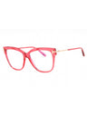 066 - shiny red/Clear/Blue-light block lens