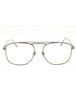 008 - shiny gunmetal / clear/blue-light block lens