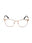 028 - Shiny Rose Gold / Clear Lens
