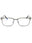 008 - Shiny Gunmetal/Clear/Blue-light block lens