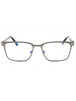008 - Shiny Gunmetal/Clear/Blue-light block lens