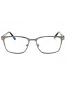008 - Shiny Gunmetal/Clear/Blue-light block lens