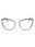 001 - shiny black/Clear/Blue-light block lens