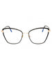 001 - shiny black/Clear/Blue-light block lens