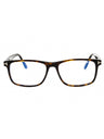 052 - Dark Havana/Clear/blue-light block lens