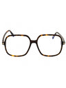 dark havana - dark havana / clear/blue-light block lens