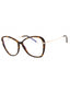 052 - Dark Havana / clear/blue-light block lens