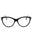 001 - shiny black/Clear/blue-light block lens