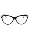 001 - shiny black/Clear/blue-light block lens