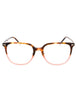 055 - Shiny Medium Havana To Milky Pink/Clear/Blue-light