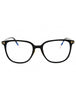 001 - Shiny black/Clear/Blue-light block lens