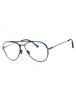 001 - Shiny black/Clear/Blue-light block lens