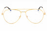 030 - shiny deep gold/Clear/Blue-light block lens