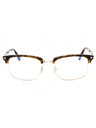 052 - Classic Dark Havana / clear/blue-light block lens