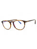 054 - red havana/clear/blue-light block lens