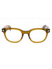 096 - shiny dark green/Clear/Blue-light block lens