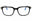 001 - Shiny black/Clear/Blue-light block lens