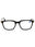 001 - shiny black / clear/blue-light block lens