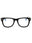 001 - shiny black/clear/blue-light block lens
