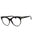 001 - shiny black/Clear/blue-light block lens