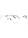 028 - shiny rose gold/Clear/Blue-light block lens