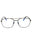 001 - Shiny black/clear/blue-light block lens
