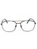 001 - Shiny black/clear/blue-light block lens