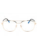 028 - shiny rose gold/Clear/Blue-light block lens