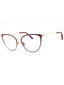 066 - shiny red/clear/Blue-light block lens