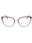 066 - shiny red/clear/Blue-light block lens