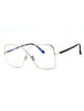 016 - shiny palladium/Clear/blue-light block lens
