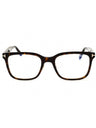 052 - dark havana/clear/blue-light block lens