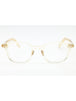 039 - shiny yellow/Clear/Blue-light block lens