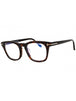 052 - dark havana/clear/blue-light block lens