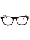 052 - dark havana/clear/blue-light block lens
