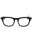 001 - shiny black/clear/blue-light block lens