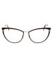 046 - matte light brown/clear/blue-light block lens