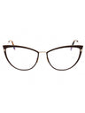 046 - matte light brown/clear/blue-light block lens