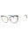 001 - shiny black/clear/blue-light block lens