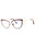 069 - shiny bordeaux/clear/blue-light block lens