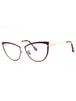 069 - shiny bordeaux/clear/blue-light block lens