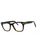 052 - dark havana/Clear/Blue-light Black Lens