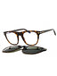 052 - dark havana/Clear/Blue-light block lens