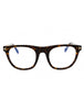 052 - dark havana/Clear/Blue-light block lens