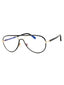 001 - shiny black/clear/blue-light block lens